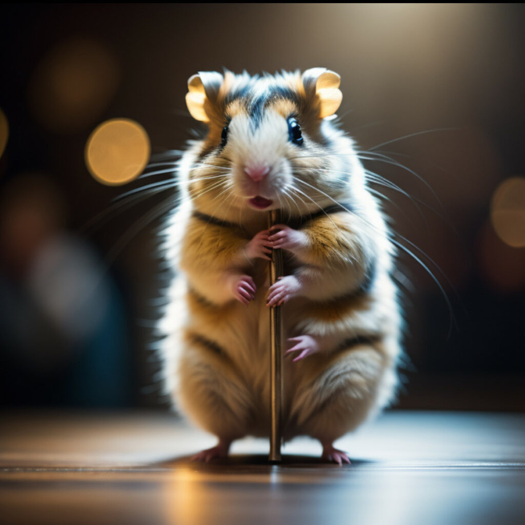 Woman Stuffs Pet Hamster, Posed As Pole Dancer