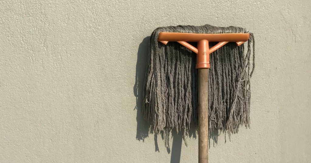 Man Attacked with Mop