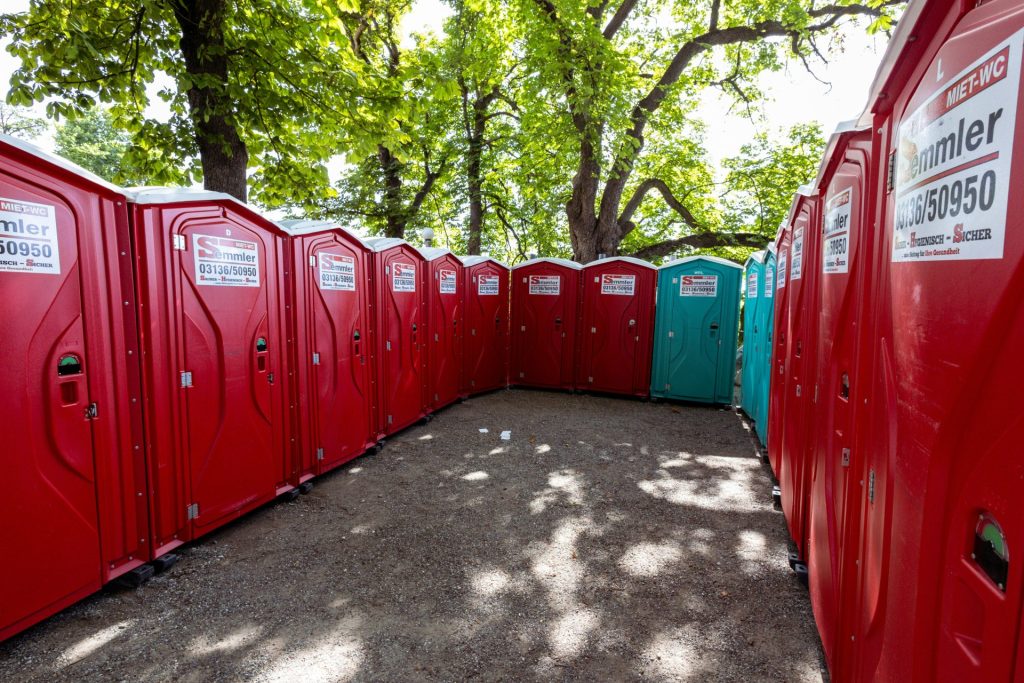 Porta-Potties Drop On Highway