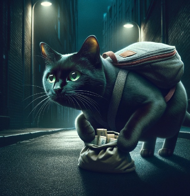 Drug Smuggling Cat Caught Breaking Into P...