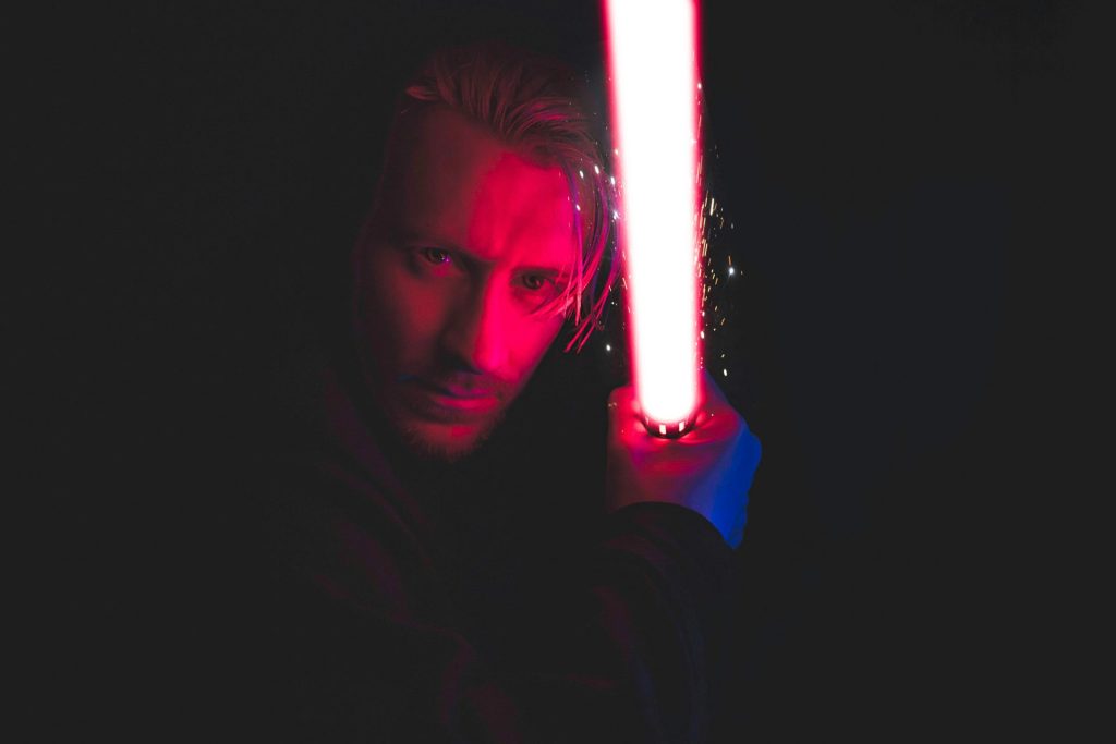 Man Attacks Neighbor With Lightsaber
