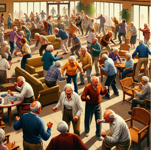 Brawl At Senior Living Center