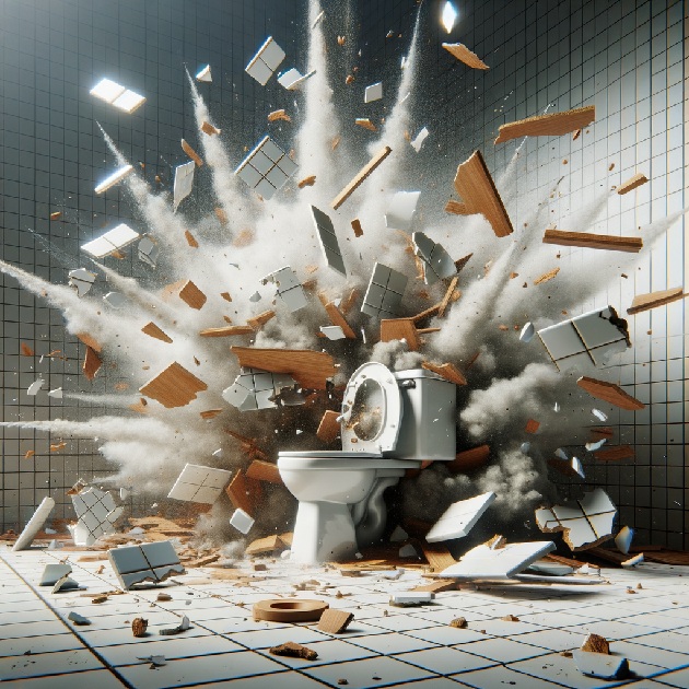 Man Blows Up Casino Toilet