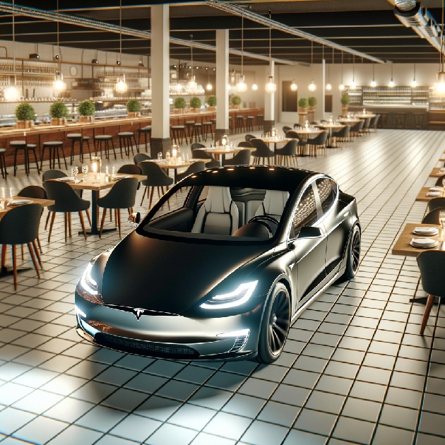 Man Drives Car Into Restaurant To Charge ...