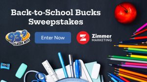 Back To School Bucks $5000 Sweepstakes