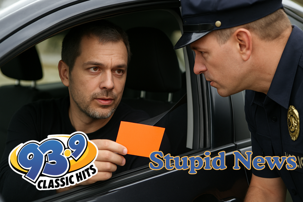 Driver Tries to Use Monopoly Game Card to...