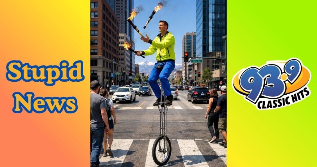 Colorado’s Fire-Juggling Unicyclist