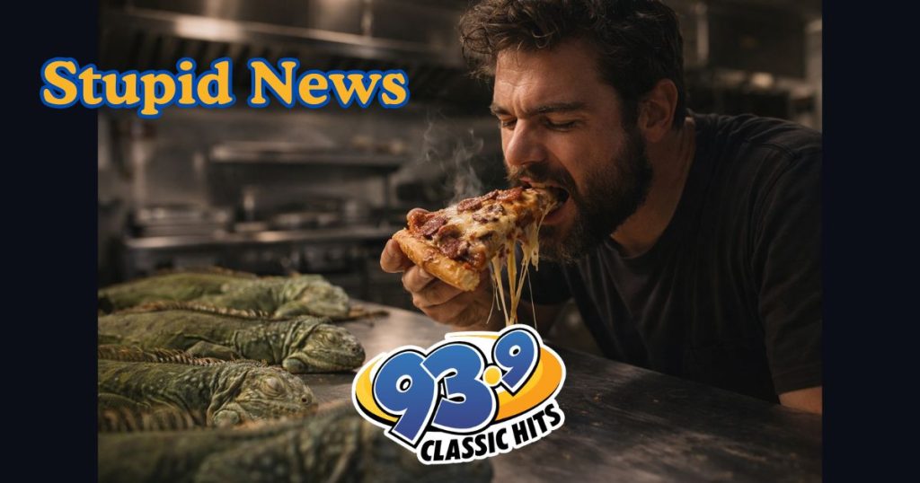 Florida Freeze Means Iguana Pizza