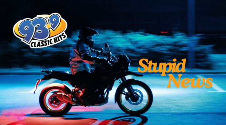 Motorcyclist Pushes His Luck and Loses